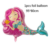 Party Decoration Set and Tableware Set Little Mermaid