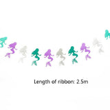 Party Decoration Set and Tableware Set Little Mermaid