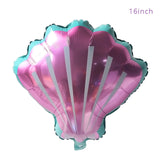 Party Decoration Set and Tableware Set Little Mermaid