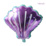 Party Decoration Set and Tableware Set Little Mermaid