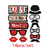 Wedding Decoration Photo Booth Propsb Sets