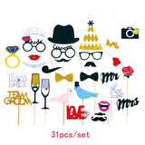 Wedding Decoration Photo Booth Propsb Sets