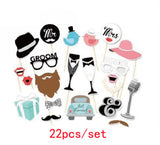 Wedding Decoration Photo Booth Propsb Sets
