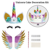 Unicorn Party Supplies Set Disposable Tableware Serves 16 pcs Every Supply