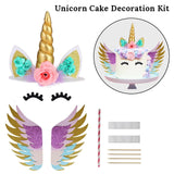 Unicorn Party Supplies Set Disposable Tableware Serves 16 pcs Every Supply