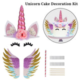 Unicorn Party Supplies Set Disposable Tableware Serves 16 pcs Every Supply