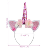 Unicorn Party Supplies Set Disposable Tableware Serves 16 pcs Every Supply