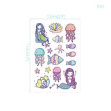 Party Decoration Set and Tableware Set Little Mermaid
