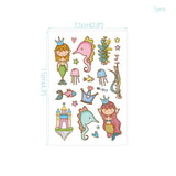 Party Decoration Set and Tableware Set Little Mermaid