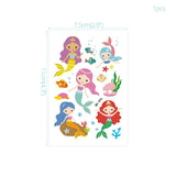 Party Decoration Set and Tableware Set Little Mermaid