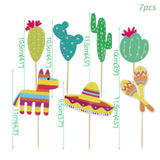 Cactus Alpaca Llamas Party Balloons