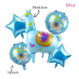 Cactus Alpaca Llamas Party Balloons