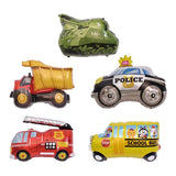 6pcs Mini Animal Foil Balloons