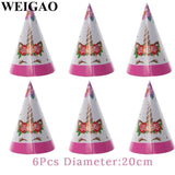 Unicorn Party Kits Paper Plate Cup Banner Sets