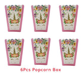 Unicorn Party Kits Paper Plate Cup Banner Sets