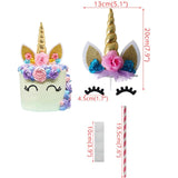 Unicorn Party Kits Paper Plate Cup Banner Sets