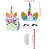 Unicorn Party Kits Paper Plate Cup Banner Sets