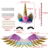 Unicorn Party Kits Paper Plate Cup Banner Sets