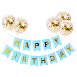 1set Happy Birthday Letter Banner Balloons