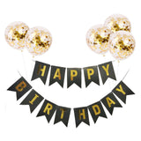 1set Happy Birthday Letter Banner Balloons