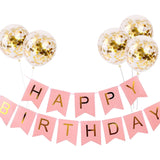1set Happy Birthday Letter Banner Balloons
