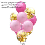 1set Happy Birthday Letter Banner Balloons