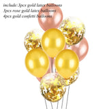 1set Happy Birthday Letter Banner Balloons