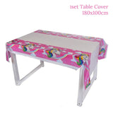 Little Mermaid Unicorn Party Tablecloth