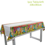 Little Mermaid Unicorn Party Tablecloth