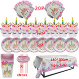 Little Mermaid Unicorn Party Tablecloth