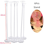Clear Balloon Column Stand