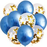 10Pcs 12inch Gold Confetti Balloons 13 Colors