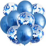 10Pcs 12inch Gold Confetti Balloons 13 Colors