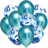 10Pcs 12inch Gold Confetti Balloons 13 Colors