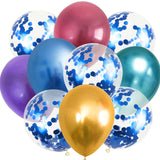 10Pcs 12inch Gold Confetti Balloons 13 Colors