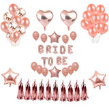 Bride Be Balloons Bridal Cap Crown Sash Badge Hen Night Party Decoration Bridal Shower Bachelorette Party Supplies