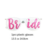 Bride Be Balloons Bridal Cap Crown Sash Badge Hen Night Party Decoration Bridal Shower Bachelorette Party Supplies