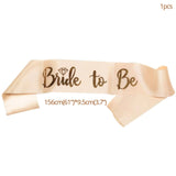 Bride Be Balloons Bridal Cap Crown Sash Badge Hen Night Party Decoration Bridal Shower Bachelorette Party Supplies