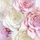 1pcs 30cm DIY Artificial Paper Flowers Backdrop