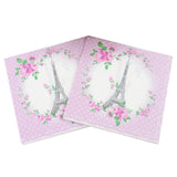 20 PCS/Pack Rose Gold Point Dot Napkin Paper