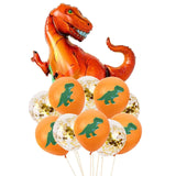 5 Pcs Dino Birthday Party Balloons 12inch