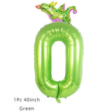 5 Pcs Dino Birthday Party Balloons 12inch