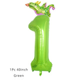 5 Pcs Dino Birthday Party Balloons 12inch