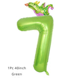 5 Pcs Dino Birthday Party Balloons 12inch