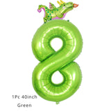 5 Pcs Dino Birthday Party Balloons 12inch
