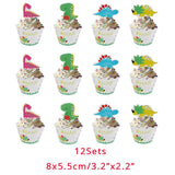 5 Pcs Dino Birthday Party Balloons 12inch