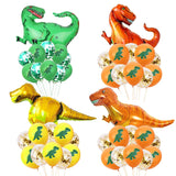 11pcs  Dino Party Dinosaur Foil Balloons