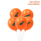 11pcs  Dino Party Dinosaur Foil Balloons