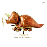 11pcs  Dino Party Dinosaur Foil Balloons