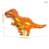 11pcs  Dino Party Dinosaur Foil Balloons